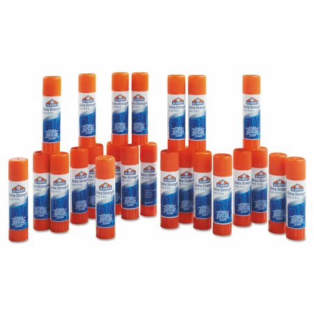 Elmers Extra-Strength Office Glue Stick, 0.28 oz, Dries Clear, PK24 E554